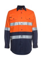 HI VIS (D+N) L/S 190G SHIRT