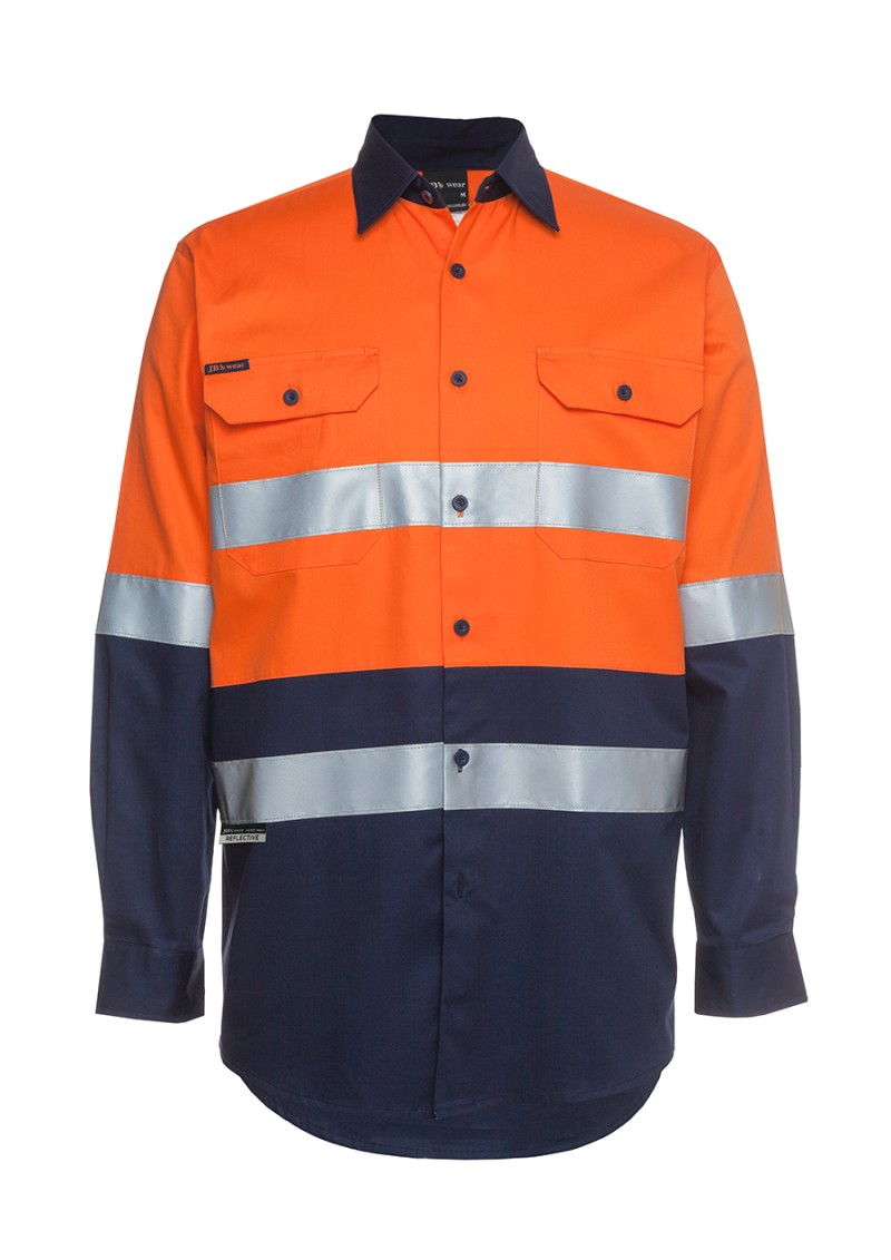 HI VIS (D+N) L/S 190G SHIRT