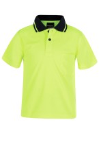 INFANT HI VIS NON CUFF TRADITIONAL POLO