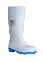 JB's Steel Toe Cap and Steel Plate Gumboot-White/Yellow