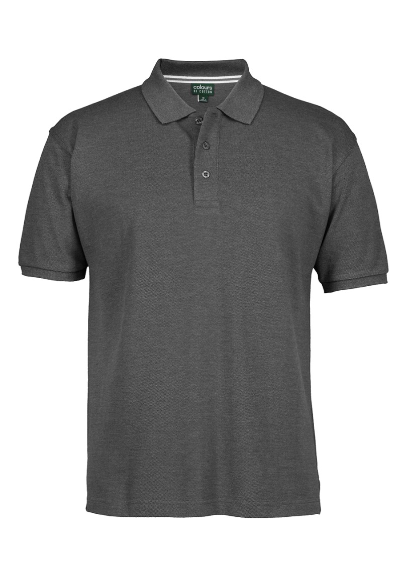 100% Cotton JB's ADULTS C OF C PIQUE POLO-Plus Size